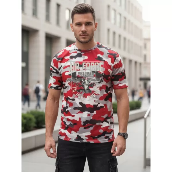  Herren-T-Shirt DSTREET NX2001R-RW-M ROT 