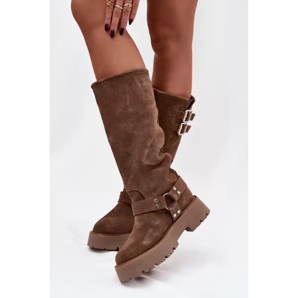  Damenstiefel BIG STAR SHOES OO274A182 BEIGE 