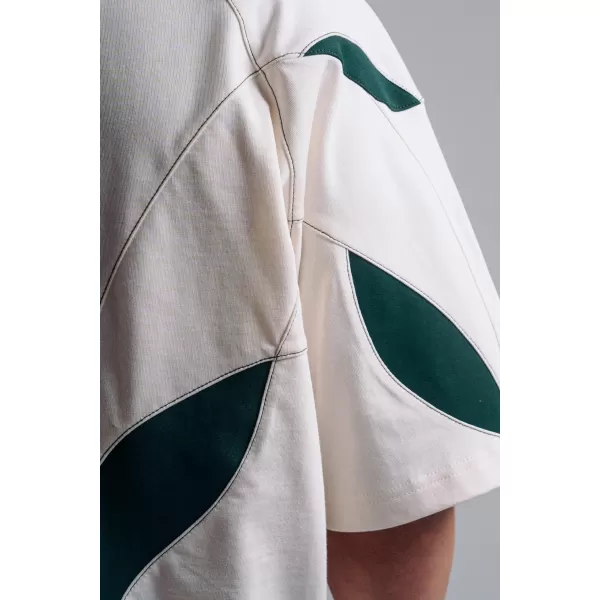  Übergroßes Pump-Cover-T-Shirt NEBBIA PRIMAL 871 CREME 