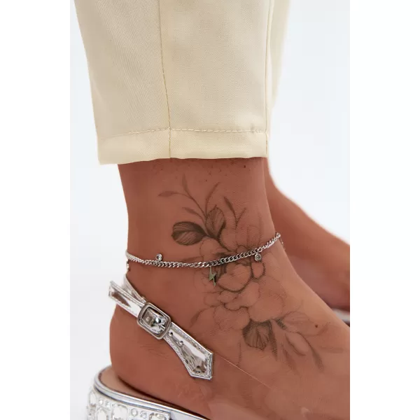  Damensandalen D&A MR61-9002 SILBER 