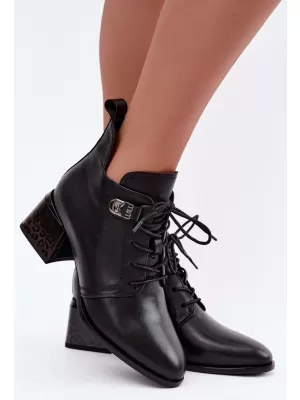 Damen-Stiefeletten BOTO 26BT24-383 SCHWARZ