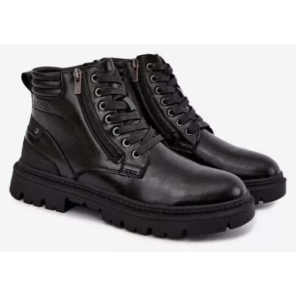  Herren-Stiefeletten BIG STAR SHOES UU174242 SCHWARZ 