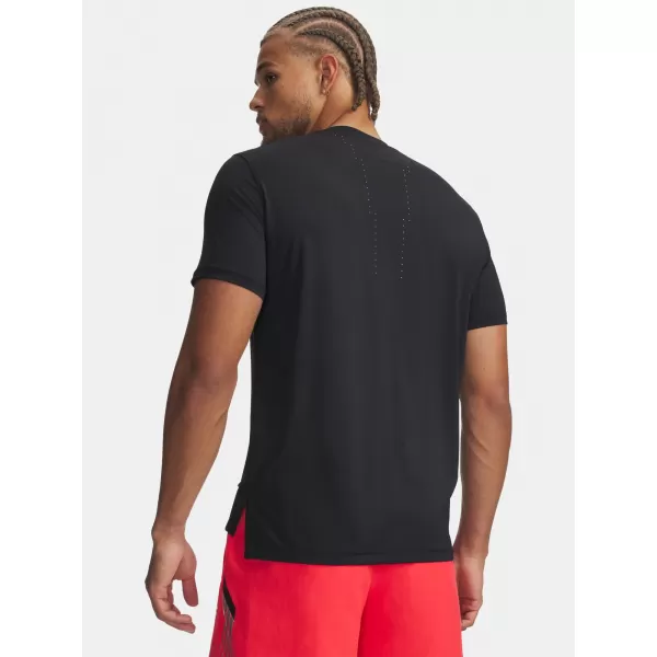  Herren-T-Shirt UNDER ARMOUR VELOCITI PRO SHORTSLEEVE 6009506-001 SCHWARZ 