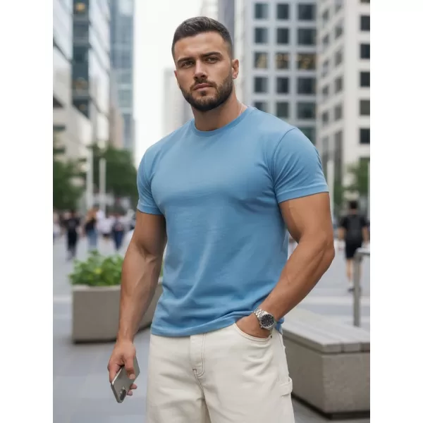  Herren-T-Shirt DSTREET RX5691 HELLBLAU 