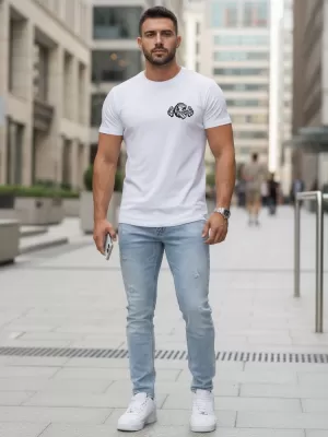 Herren-T-Shirt DSTREET NX5084R WEIß