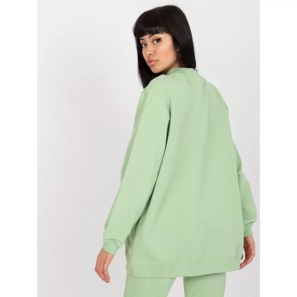  Damen-Sweatshirt BASIC FEEL GOOD AP-BL-A-R001 PISTAZIEN 