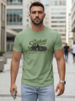 Herren-T-Shirt DSTREET NX5089R HELLGRÜN