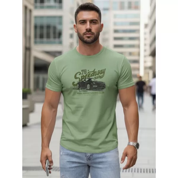  Herren-T-Shirt DSTREET NX5089R HELLGRÜN 