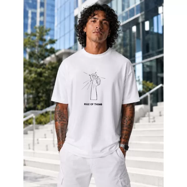  Herren-T-Shirt DSTREET NX1003R-WH-O WEIß 