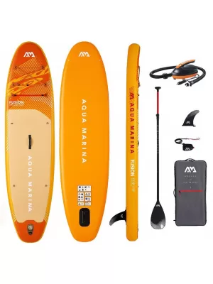 Paddle-Board AQUA MARINA Fusion 1010 s el. pumpou VOR SONNENUNTERGANG