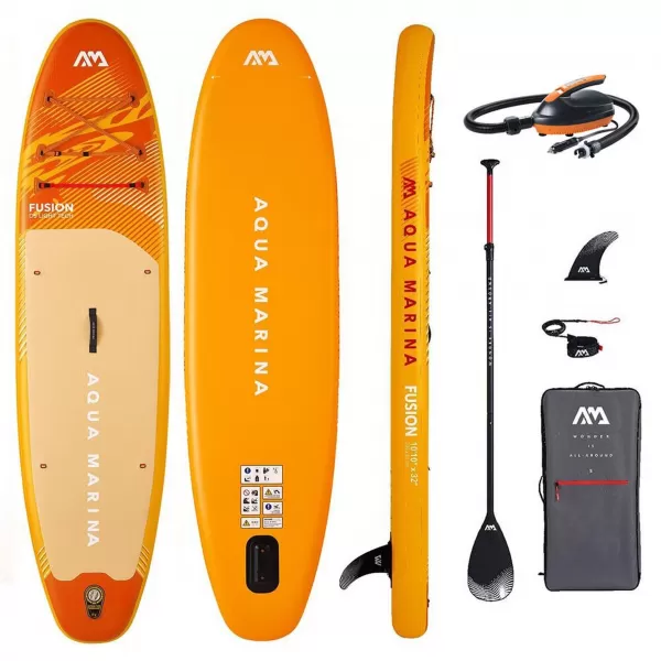 Paddle-Board AQUA MARINA Fusion 1010 s el. pumpou VOR SONNENUNTERGANG 