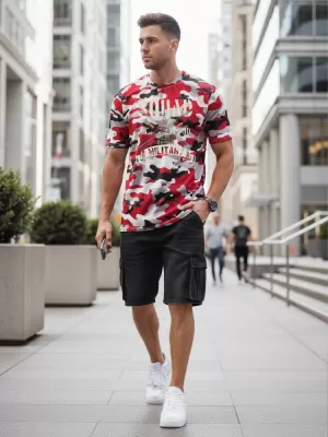 Herren-T-Shirt DSTREET NX2005R-RW-M ROT