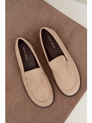 Damenmokassins BOTO 1538 BEIGE