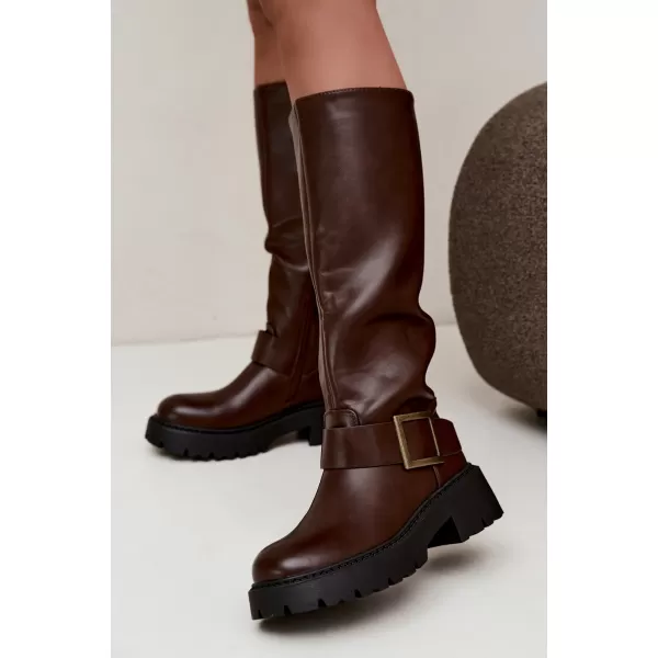  Damenstiefel BOTO C-387 KAFFEE 