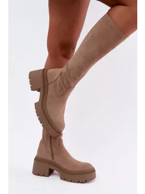 Damenstiefel BOTO 9671A-1 KHAKI