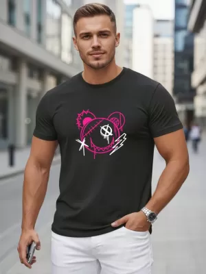 Herren-T-Shirt DSTREET NX0136R-BK SCHWARZ