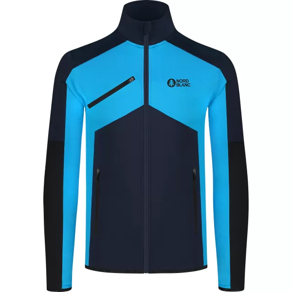  Powerfleece-Sweatshirt für Herren NORDBLANC CUSP NBSFM8334 BLAU 