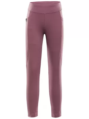 Leggings für Kinder ALPINE PRO GEMSO TRAUBENNEKTAR
