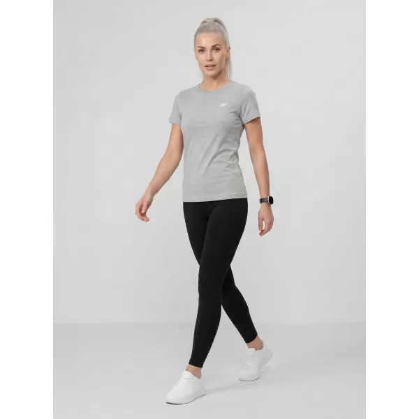  Damen-T-Shirt 4F WMM00TTSHF3306 KALTE HELLGRAUE MELANGE 