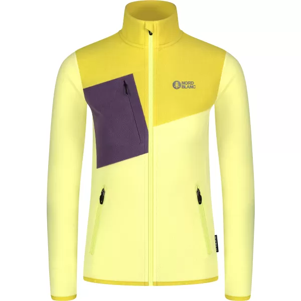  Leichtes Fleece-Sweatshirt für Damen NORDBLANC BEECH NBSFL8375 BERNSTEIN 
