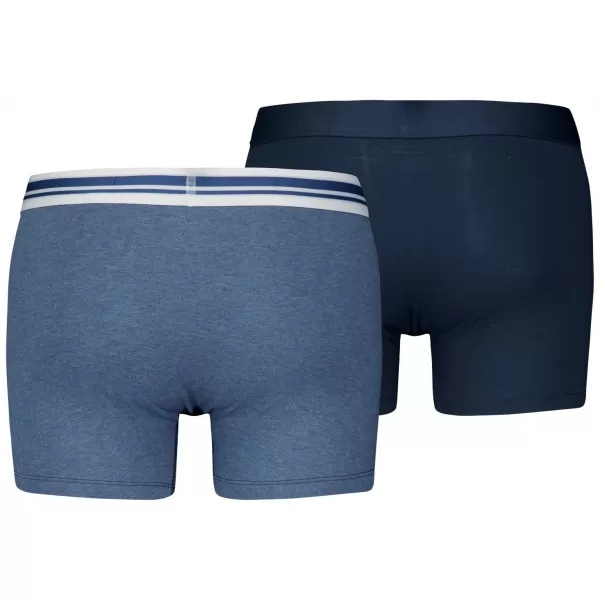  Herren-Boxershorts PUMA MEN EVERYDAY PLACED LOGO BOXER 2P 93847604 HELLBLAUE MELANGE 