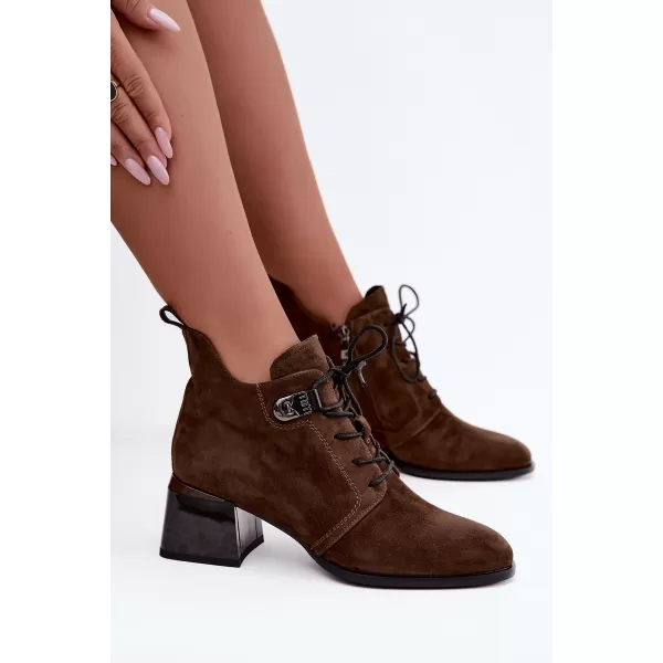  Damen-Stiefeletten BOTO 26BT24-383 KAFFEE 