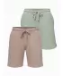Herren-Shorts OMBRE Z125 BEIGE/HELLGRÜN