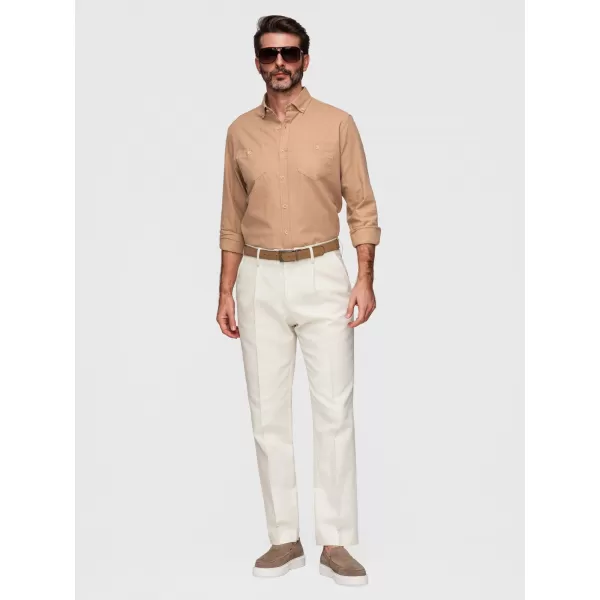  Herrenhemd OMBRE N-OM-SHCS-0134 HELLBRAUN 