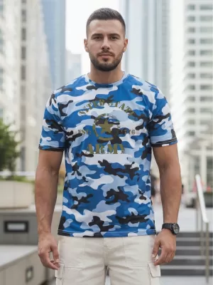 Herren-T-Shirt DSTREET NX2002R-SK-M BLAU