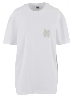Damen-T-Shirt URBAN CLASSICS TB7535 WEIß