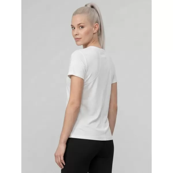  Damen-T-Shirt 4F WMM00TTSHF3308 WEIß 