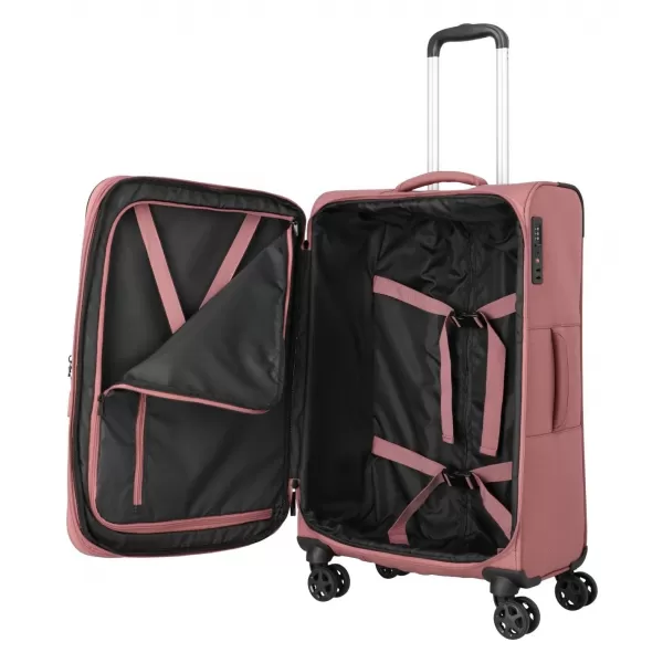  Koffer TRAVELITE Kick Off 4w M exp ROSE 