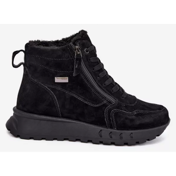  Damenstiefel BOTO 26BT17-651 SCHWARZ 