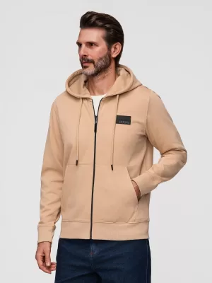 Herren-Sweatshirt OMBRE OM-SSZP-0256 SAND