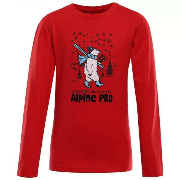  Kinder-T-Shirt ALPINE PRO ECCO 2 BARBADOS-KIRSCHVARIANTE PA 