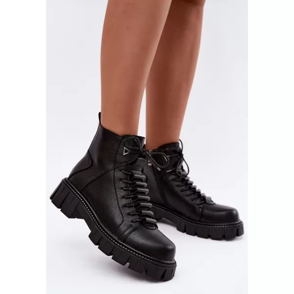  Damen-Stiefeletten D&A JC62-1044 SCHWARZ 