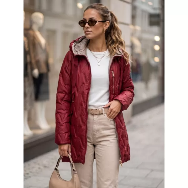  Damenjacke DSTREET TY5771 BURGUND 