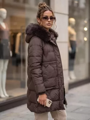 Damenjacke DSTREET TY5822 BRAUN