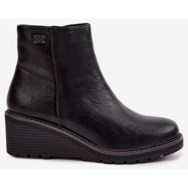  Damen-Stiefeletten BOTO RMR2510-2 SCHWARZ 