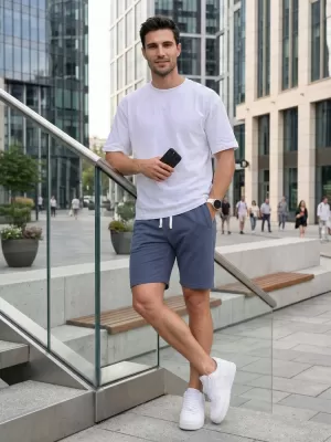 Herrenshorts DSTREET SX2623 BLAU