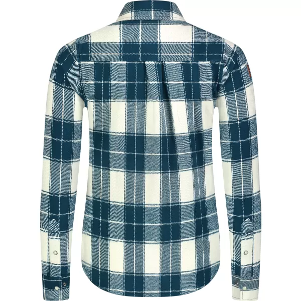  Flanellhemd für Damen NORDBLANC WILLOW NBSSL8371 DUNKELBLAU 