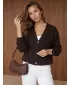 Damenpullover DSTREET MY2576 BRAUN