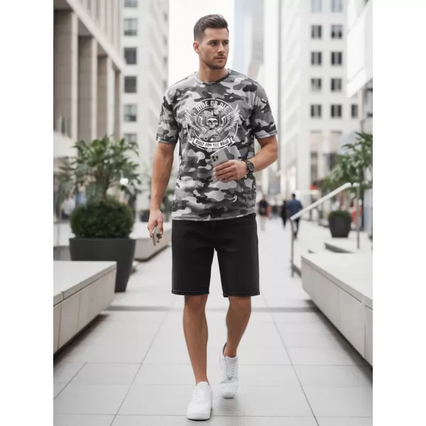  Herren-T-Shirt DSTREET NX2004R-SL-M HELLGRAU 