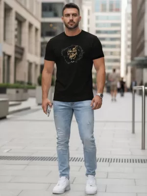 Herren-T-Shirt DSTREET NX5085R-BK SCHWARZ