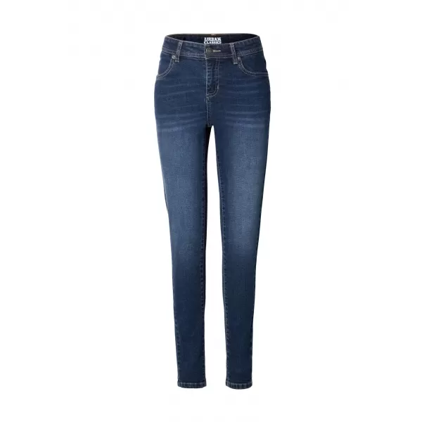  Damenhosen URBAN CLASSICS TB8370 DUNKELBLAU GEWASCHEN 