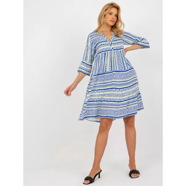 Kleid SUBLEVEL D73771M30214F DUNKELBLAU 