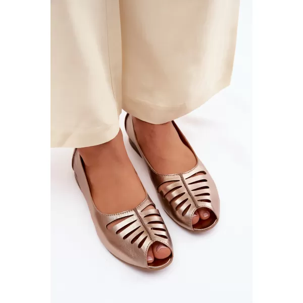  Ballerinas für Damen MACIEJKA P7541-32/00-1 GOLD 