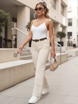 Damenhosen DSTREET UY3060 WEIß