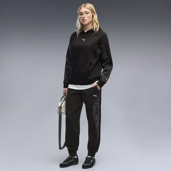  Damen-Sweatshirt PUMA SPORT ANIMAL STANDARD HOODIE FL 69400701 PUMA SCHWARZ 