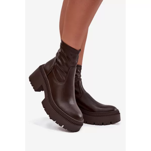  Damen-Stiefeletten BOTO 9670A LILA 